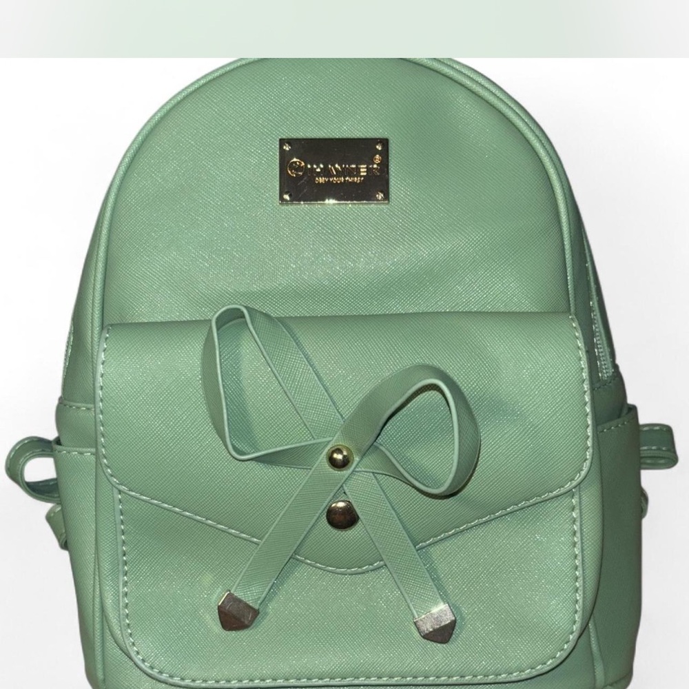 Chic Mint Green Women's Mini Backpack
